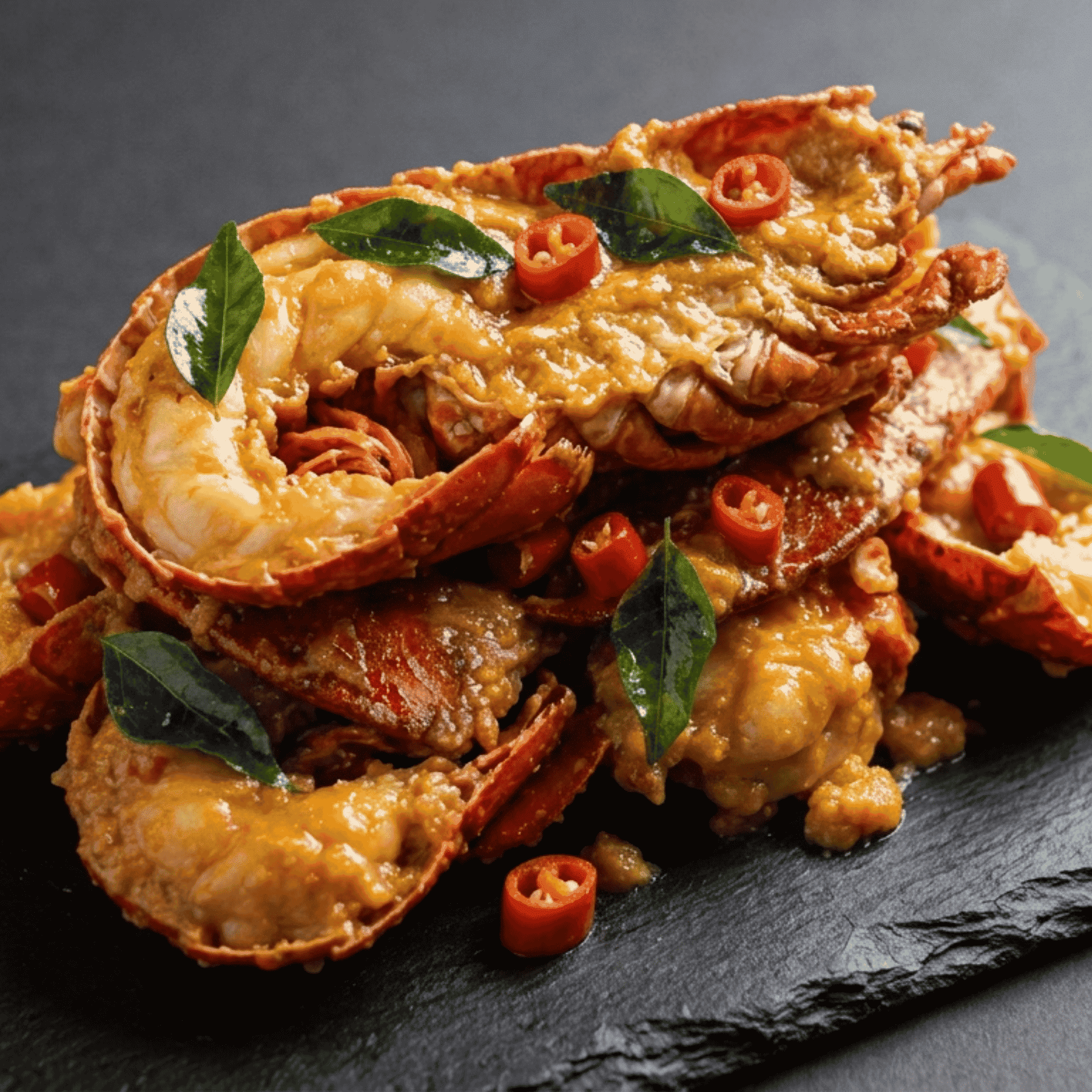 Salted Egg Yolk Maine Lobster (6 Halves)