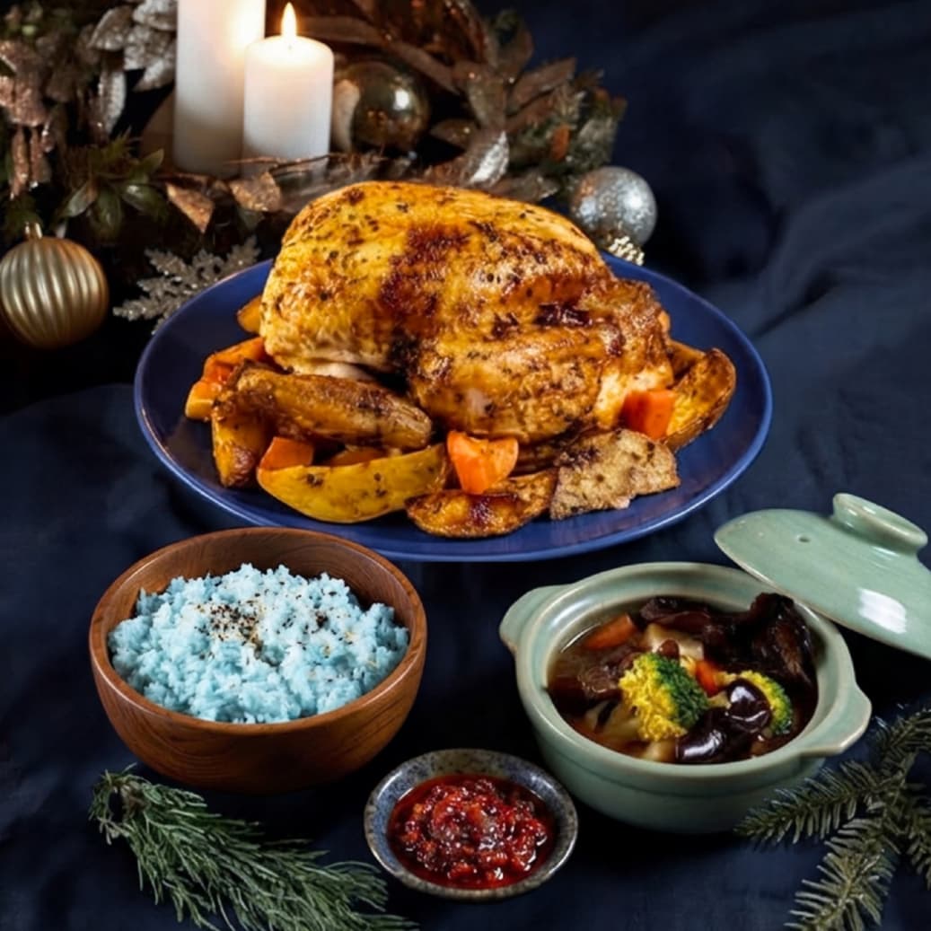 Nonya Roast Chicken Set (1.8 to 2kg)